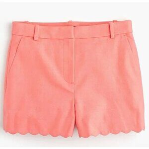 J. Crew 3" Shorts with Scalloped Hem. Size 4.